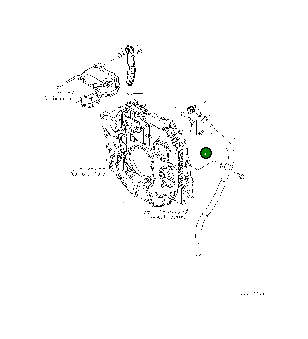 Болт 6754-21-6160  Komatsu