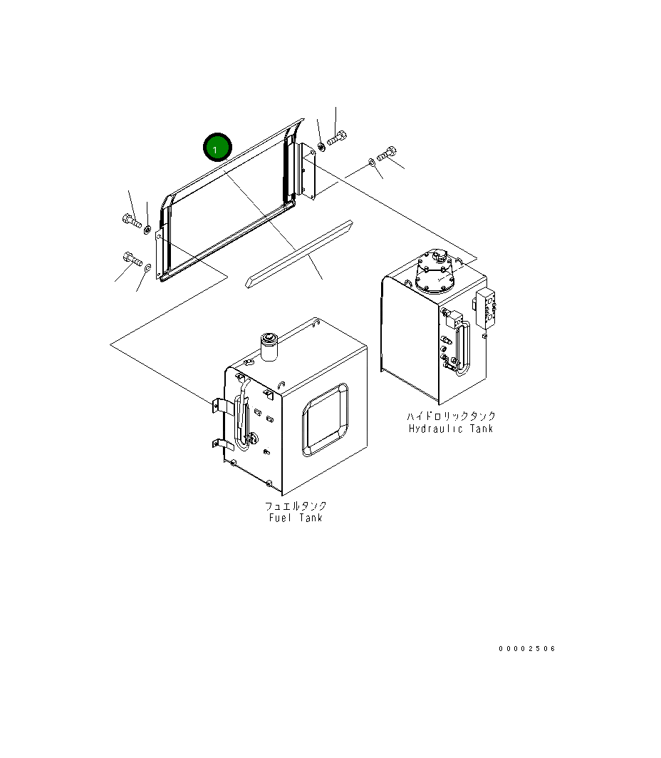 Крышка 20K-54-21211 Komatsu
