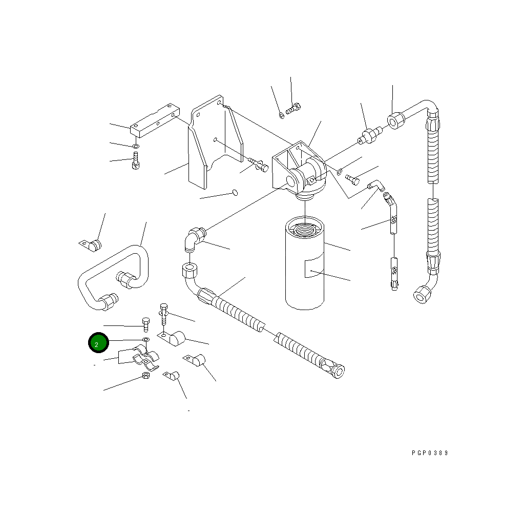 Болт CUS-105C Komatsu