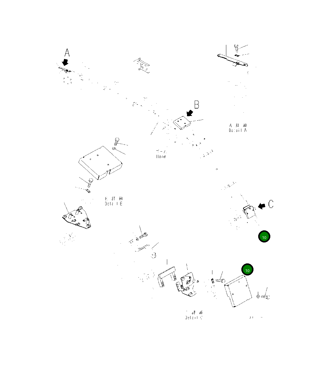 Крышка 208-70-27171 Komatsu
