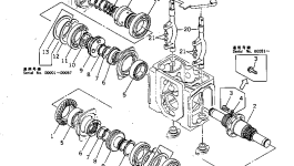 Вал YM172738-27300 Komatsu