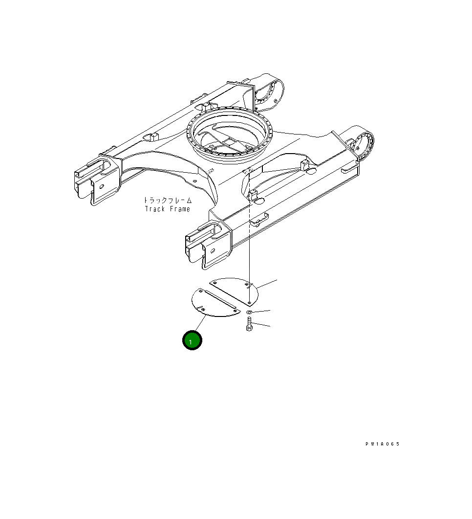 Крышка 20Y-973-2220NY Komatsu