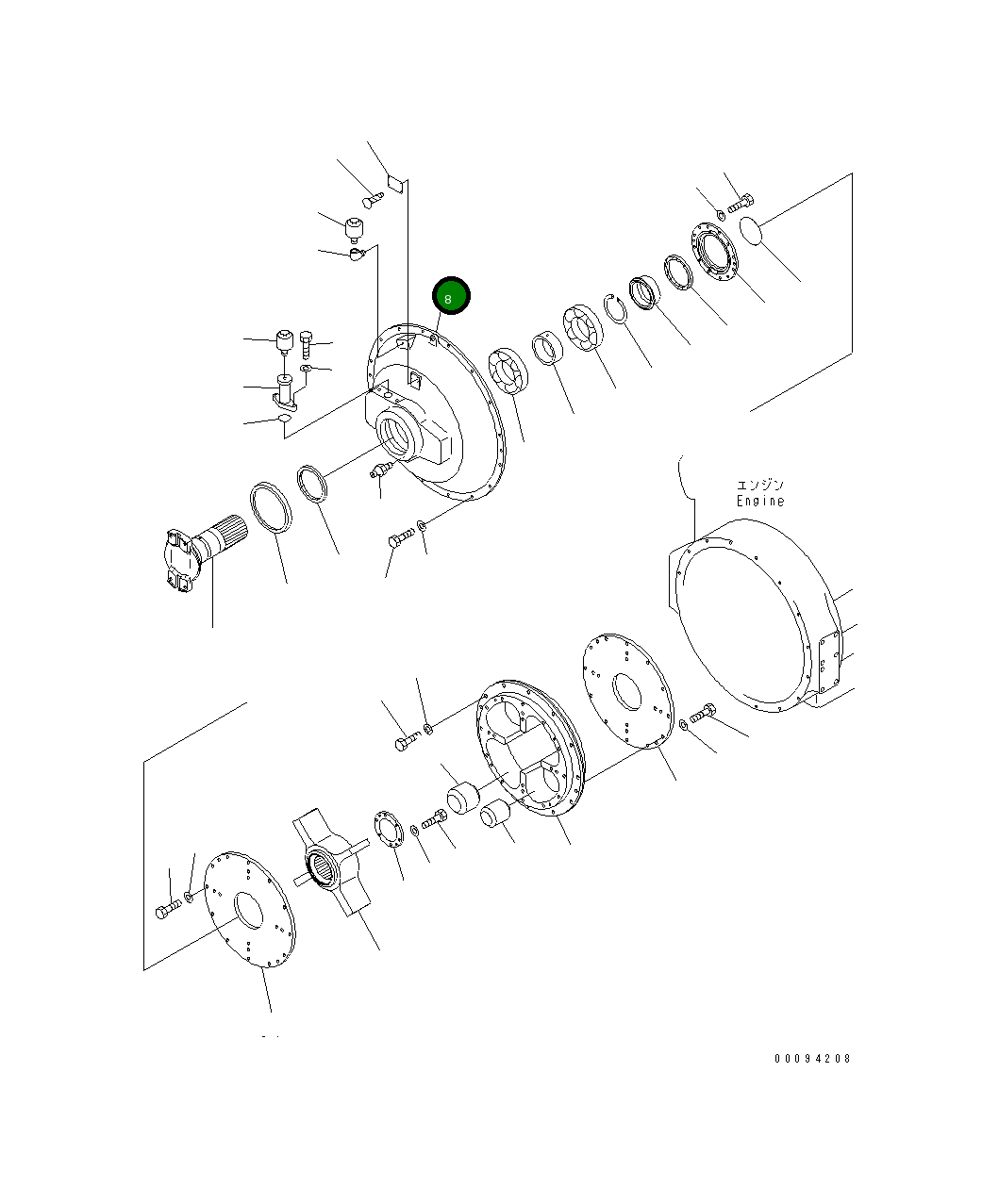 Крышка 42C-12-11760 Komatsu