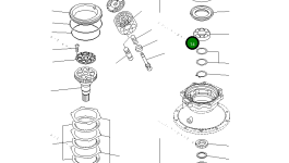 Кольцо 706-7H-11540 Komatsu