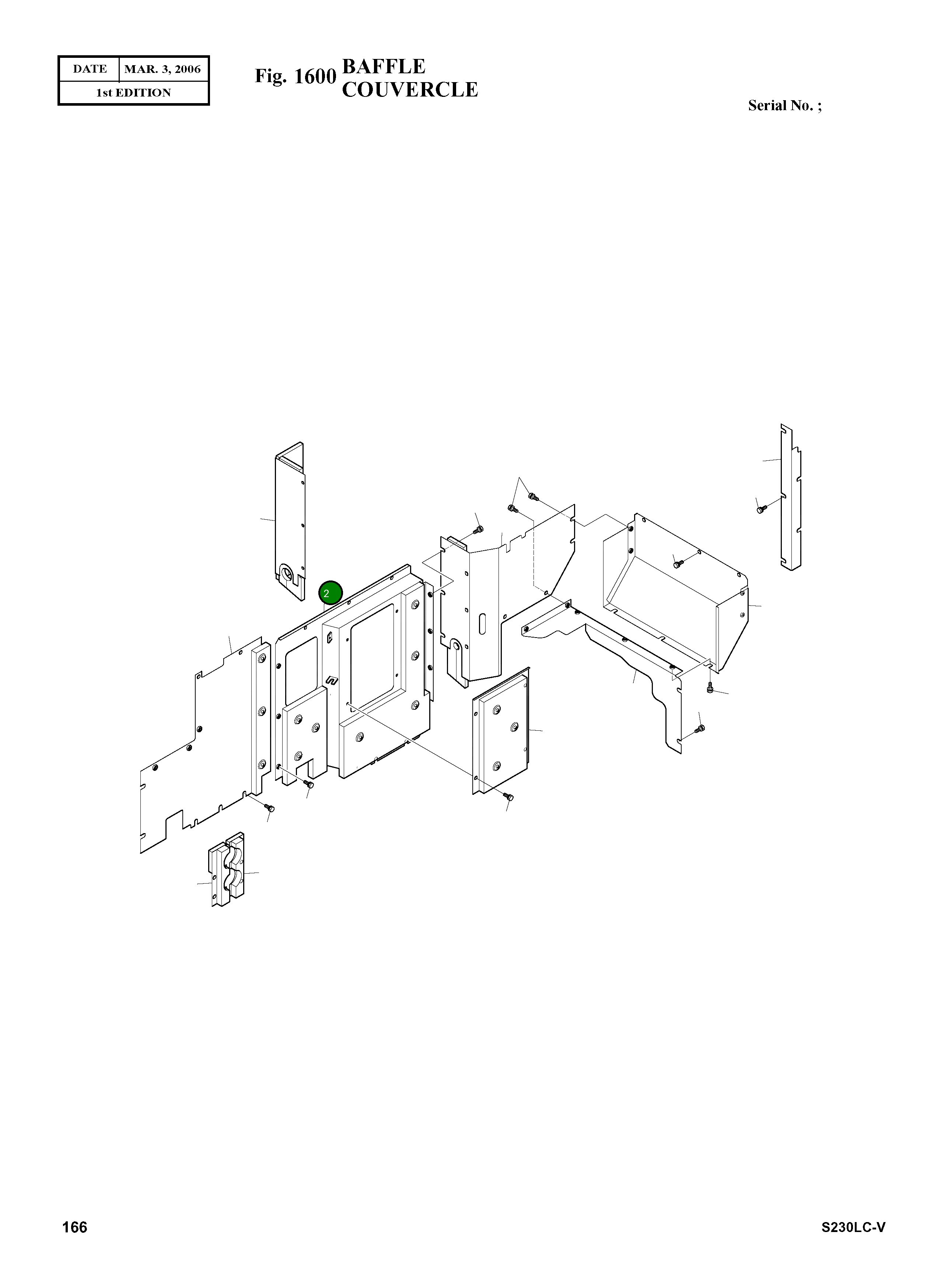 Крышка 621-01898E Komatsu
