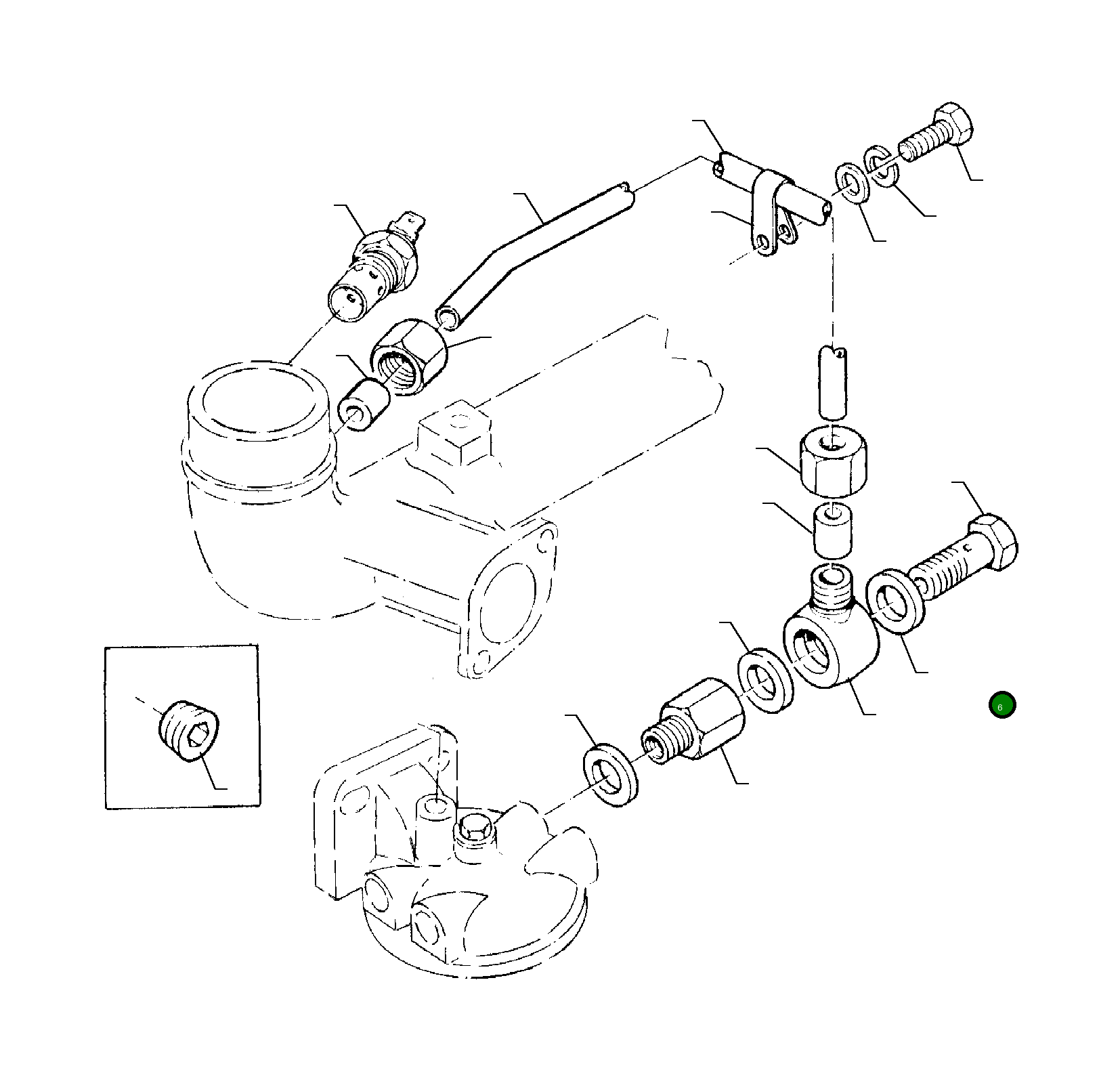 Болт PK0095332  Komatsu