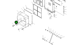 Крышка 415-03-21310 Komatsu