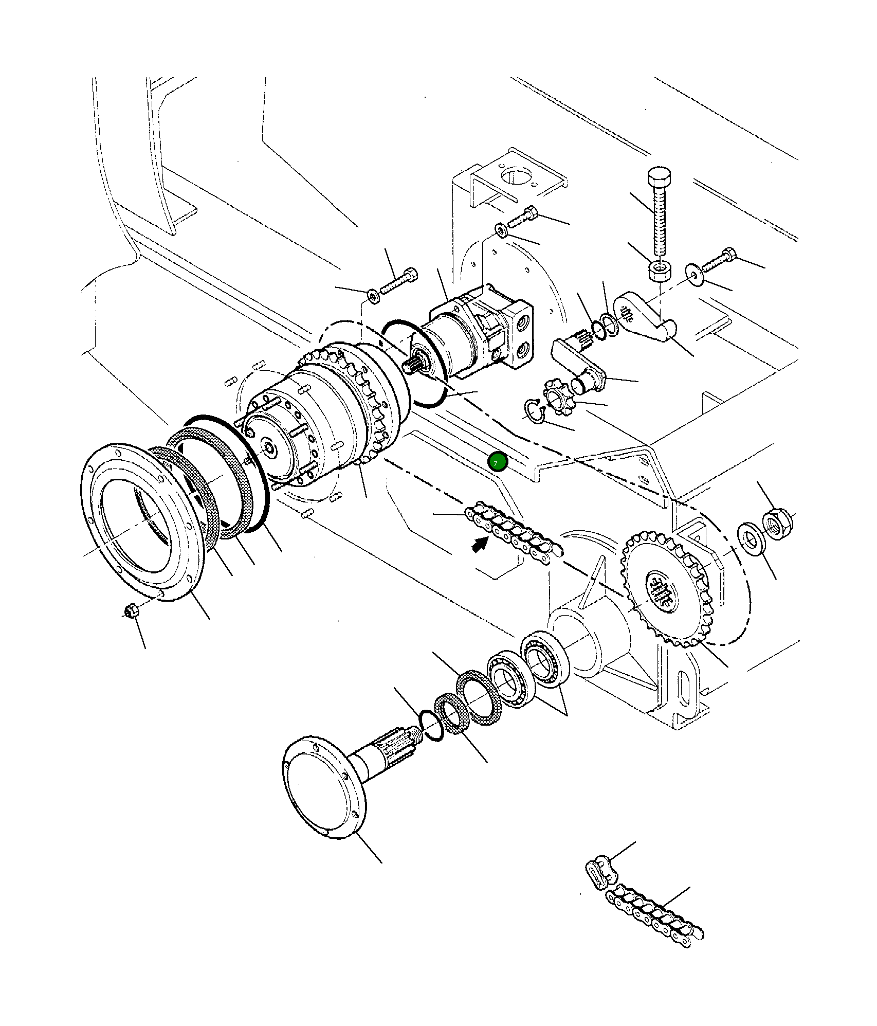 Кольцо уплотнительное (O-Ring) 855021157 Komatsu