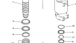 Шариковый подшипник 20G-60-K1810 Komatsu