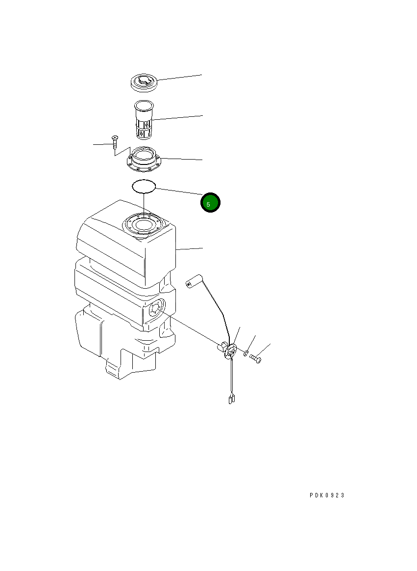 Кольцо уплотнительное (O-Ring) 20T-04-81130 Komatsu