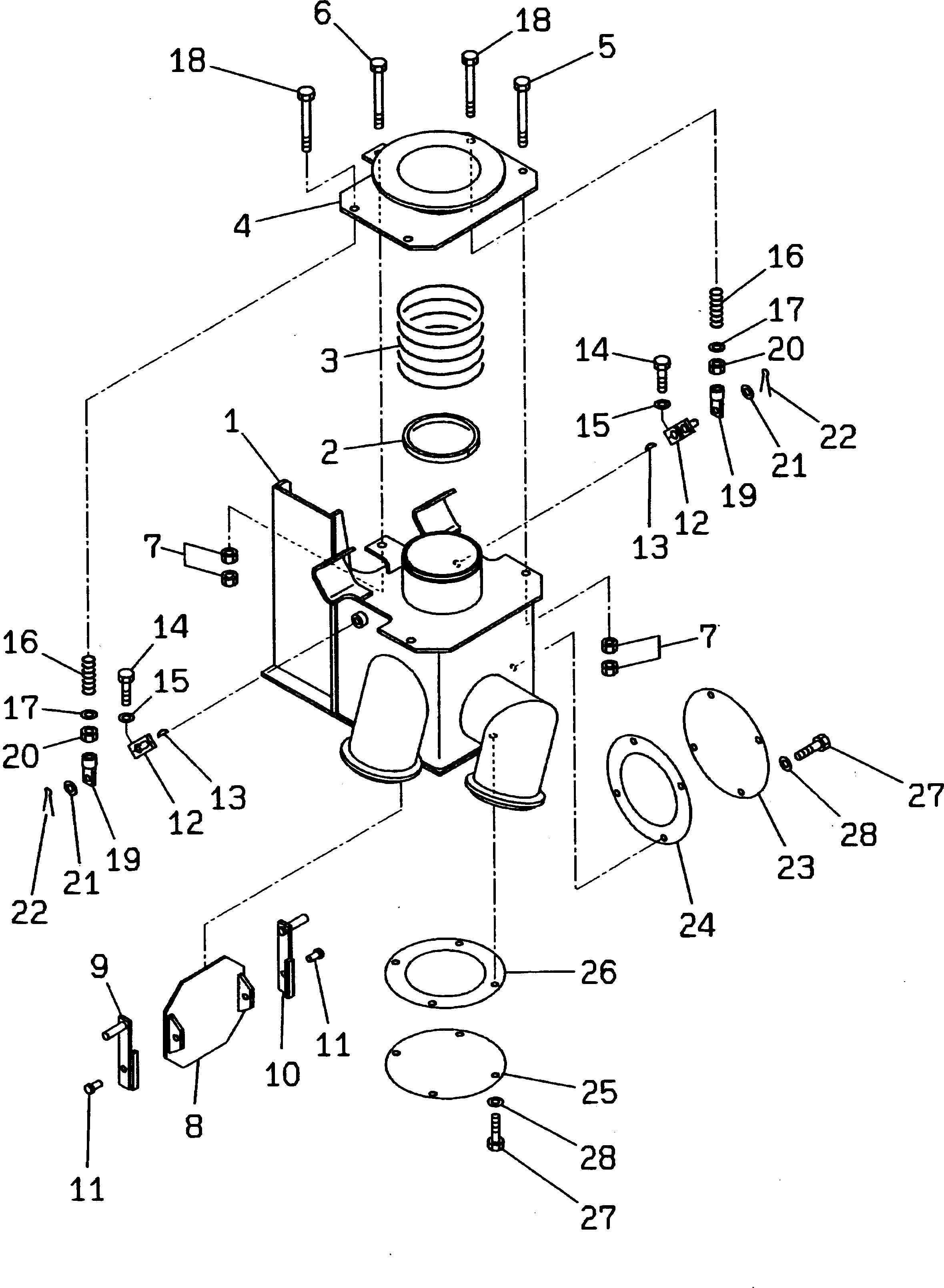 Болт 01011-51470  Komatsu
