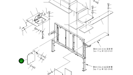 Крышка 21N-53-32960 Komatsu