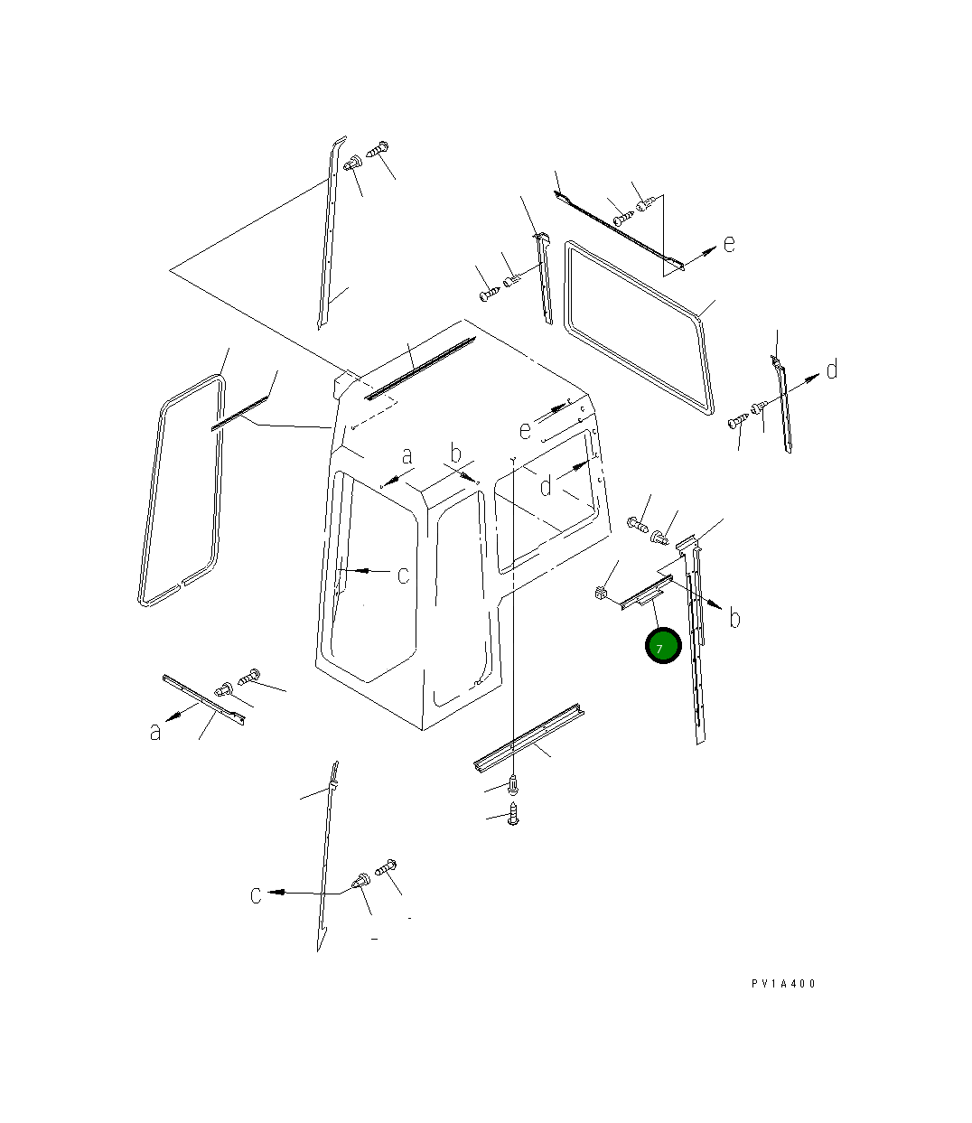 Крышка 19M-979-5531  Komatsu