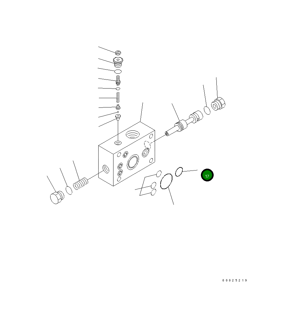 Кольцо уплотнительное (O-Ring) STA40001-22 Komatsu
