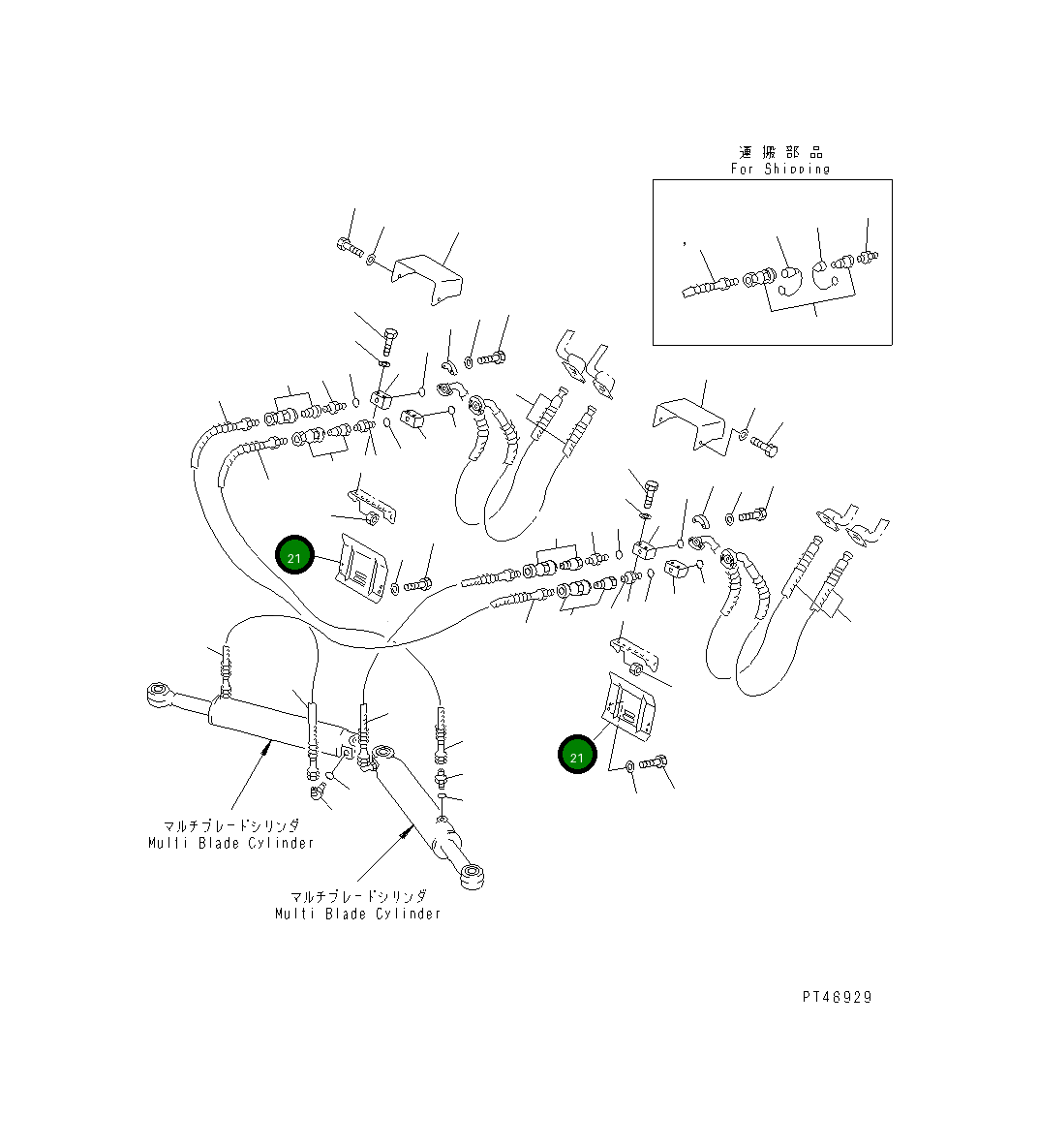 Крышка 419-T53-1230  Komatsu
