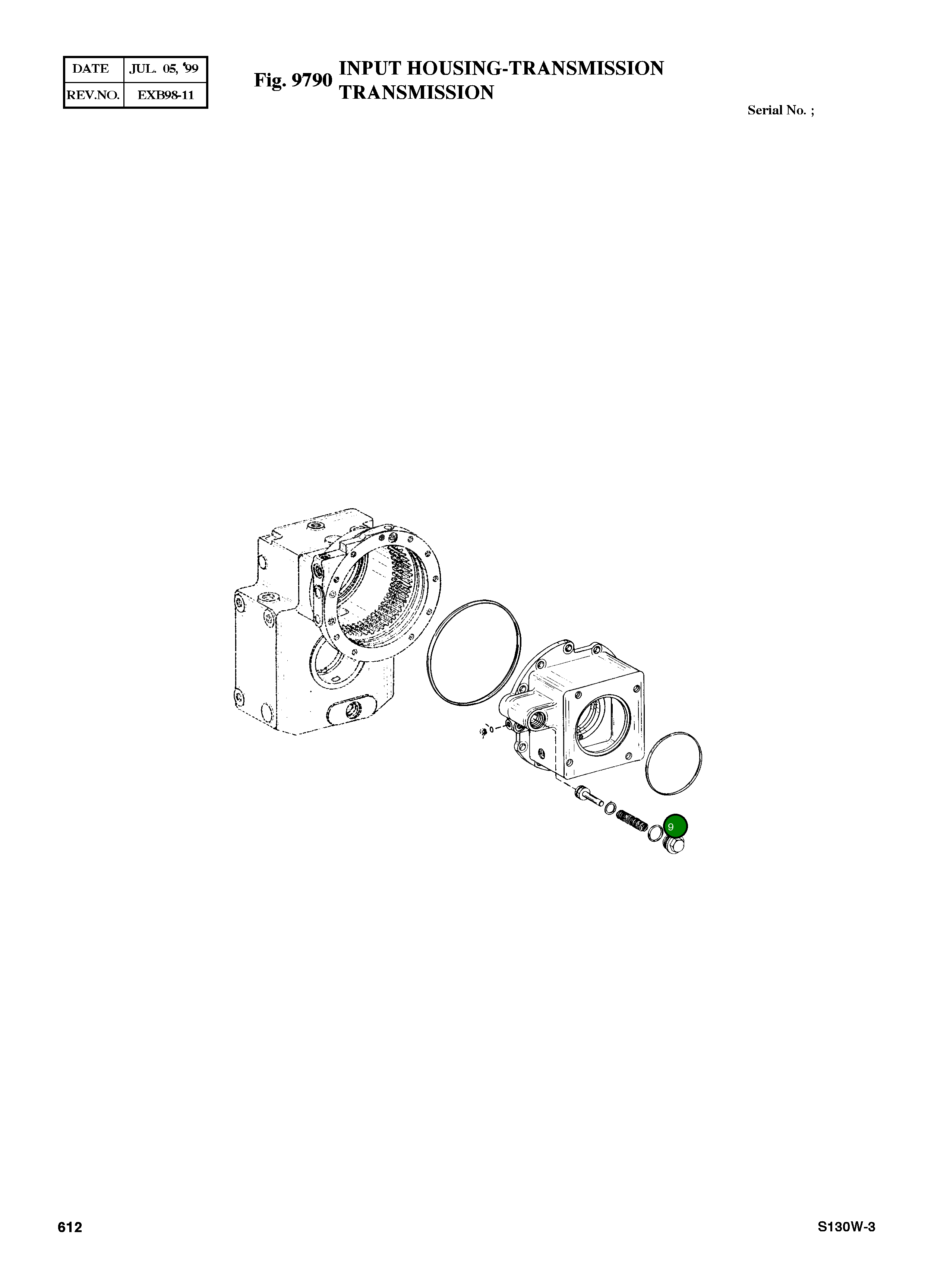 Кольцо уплотнительное (O-Ring) 0634 303 275  Komatsu