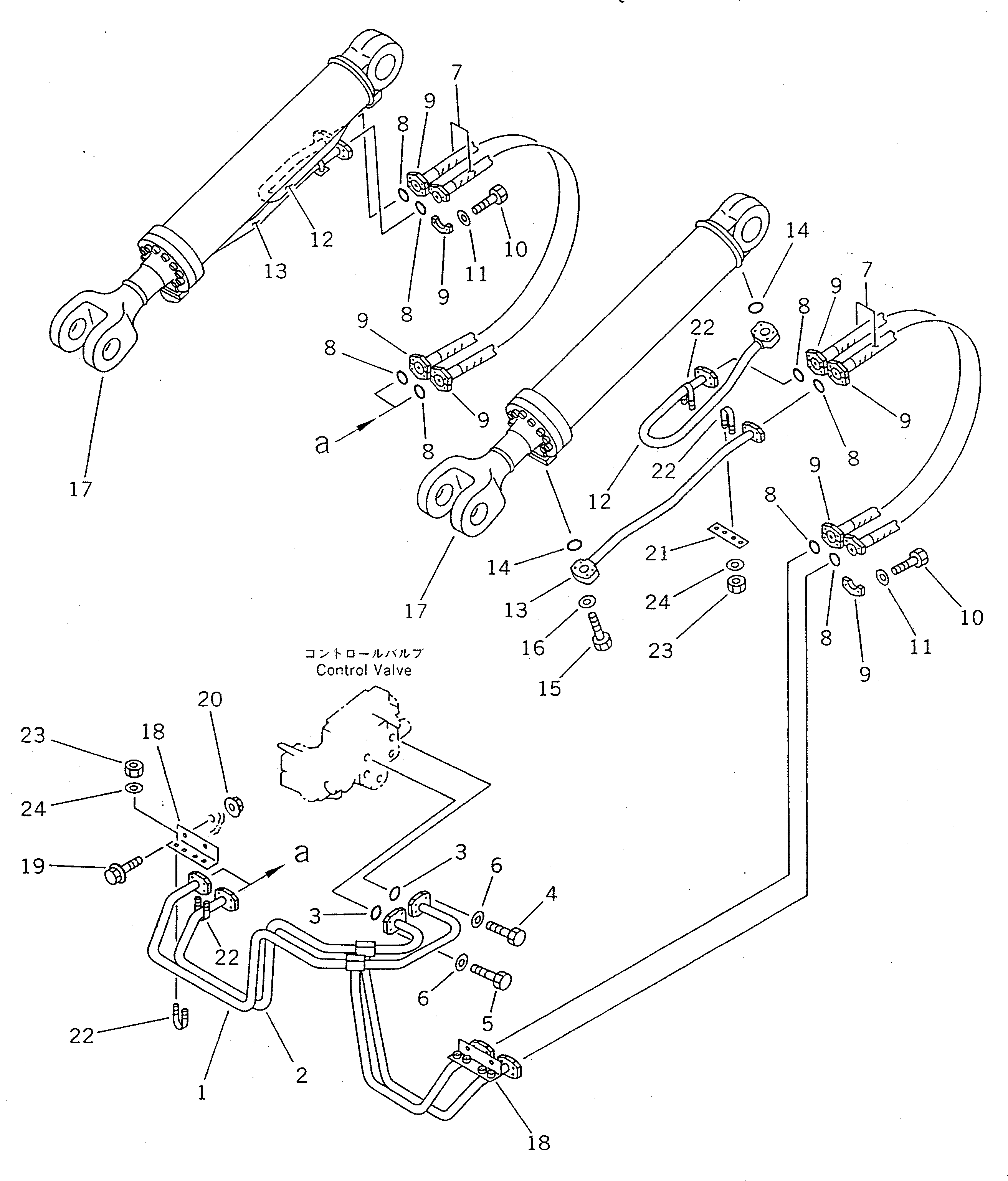 Болт 07372-21032  Komatsu