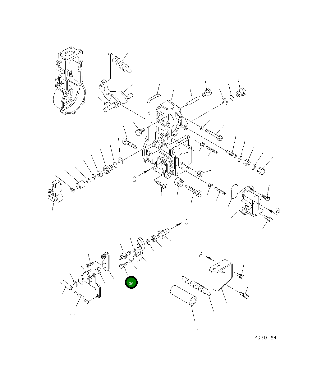 Болт DK154375-4620 Komatsu