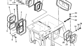 Дверь 195-979-5450 Komatsu