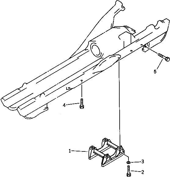 Болт 01010-61840  Komatsu