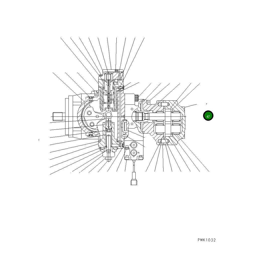 Болт TM0535-065 Komatsu