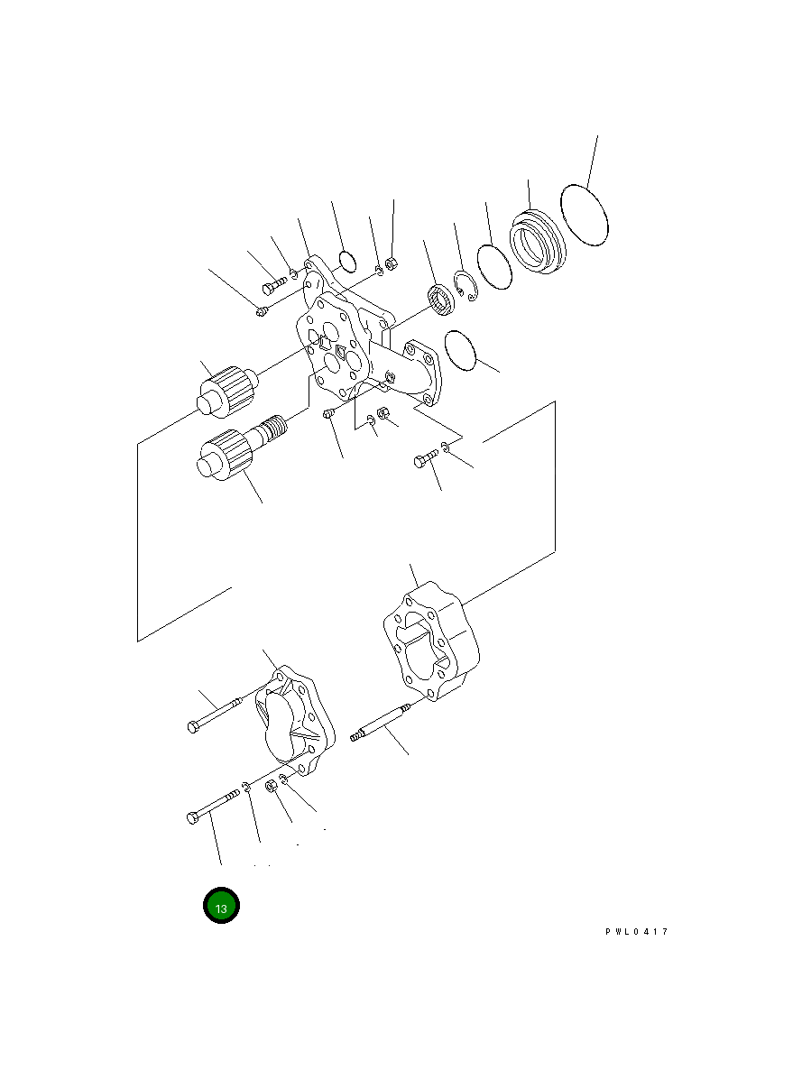 Болт 01011-81405 Komatsu