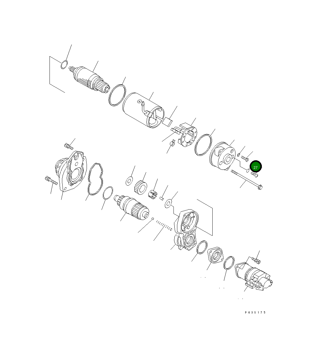 Кольцо уплотнительное (O-Ring) KD1-09211-0520 Komatsu