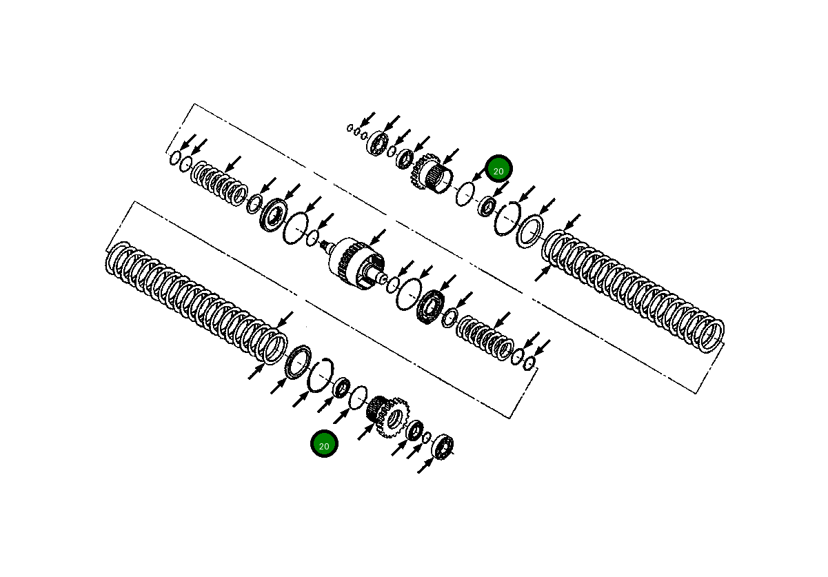 Кольцо уплотнительное (O-Ring) 1438 874 H1 Komatsu