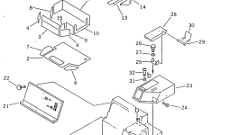 Крышка 41E-54-12390  Komatsu
