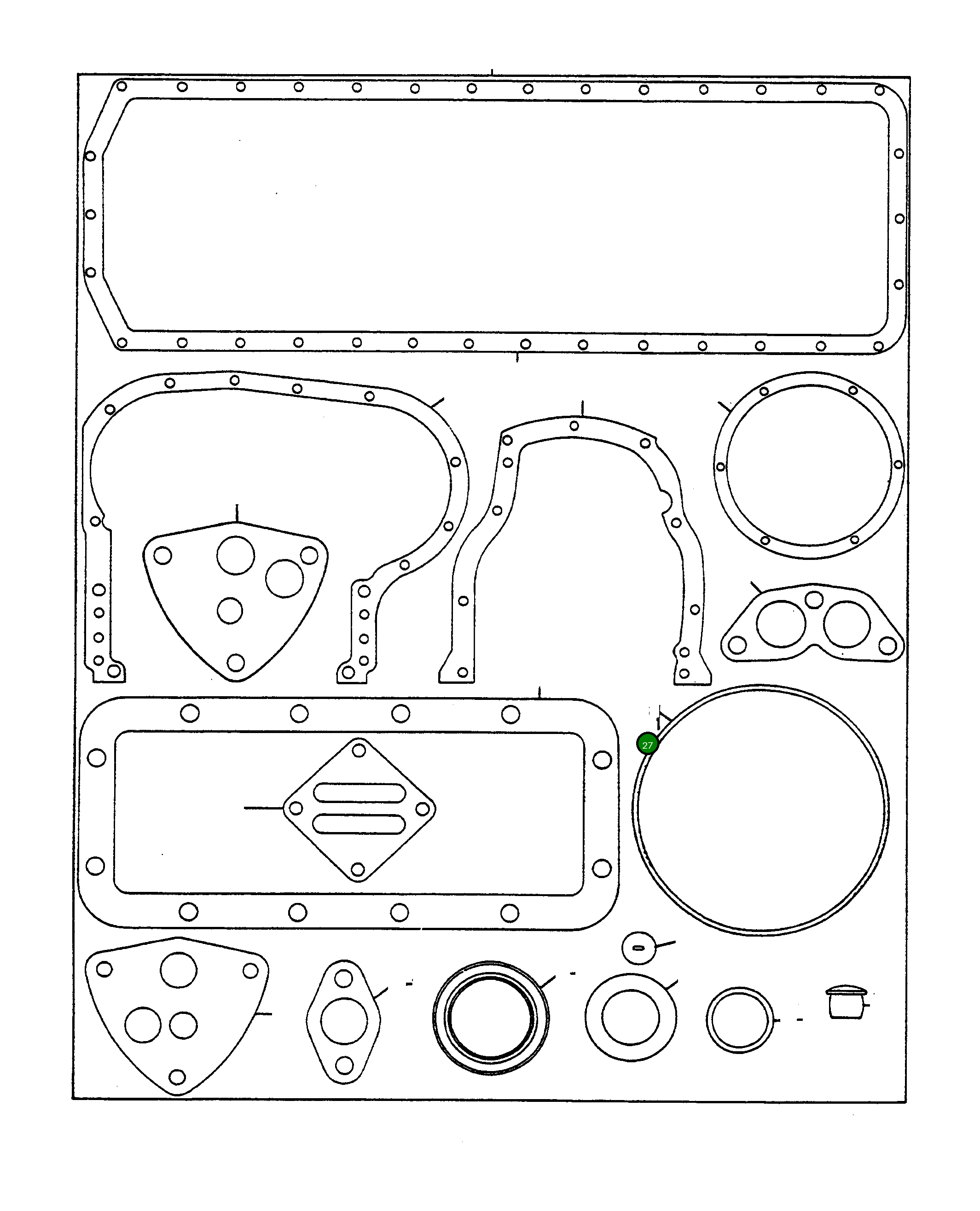 Кольцо уплотнительное (O-Ring) 2997353M1  Komatsu