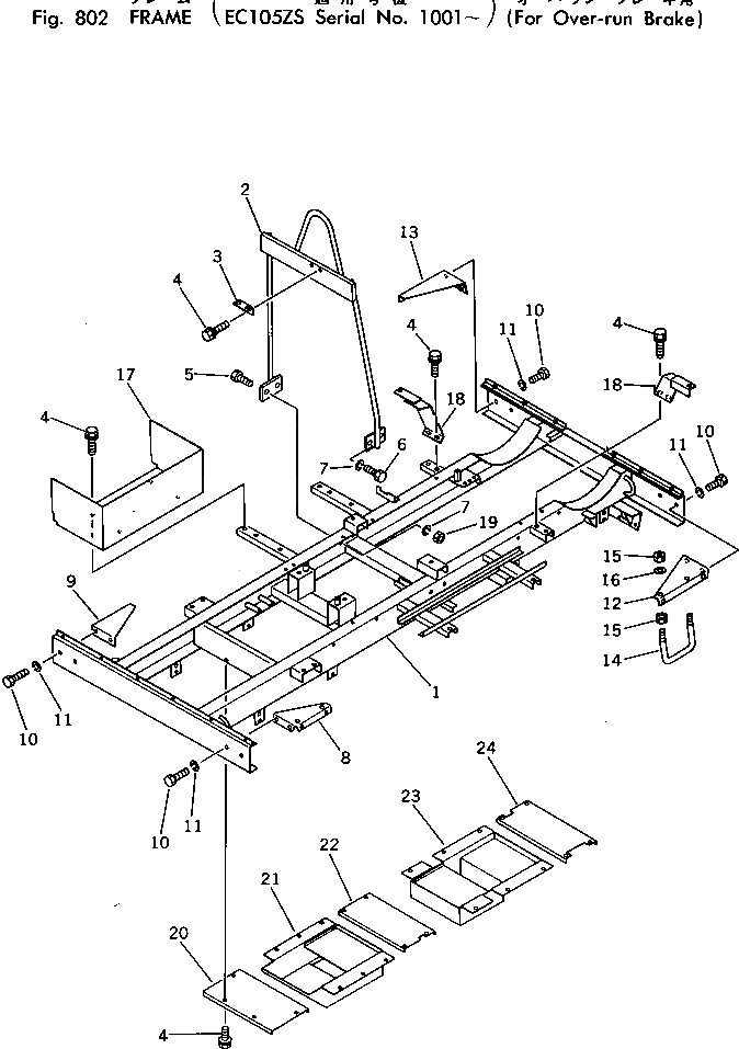 Болт M711075368150  Komatsu