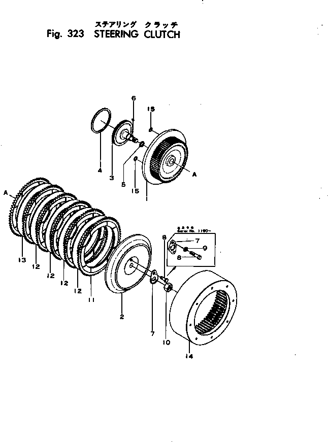 Кольцо 145-21-33160  Komatsu