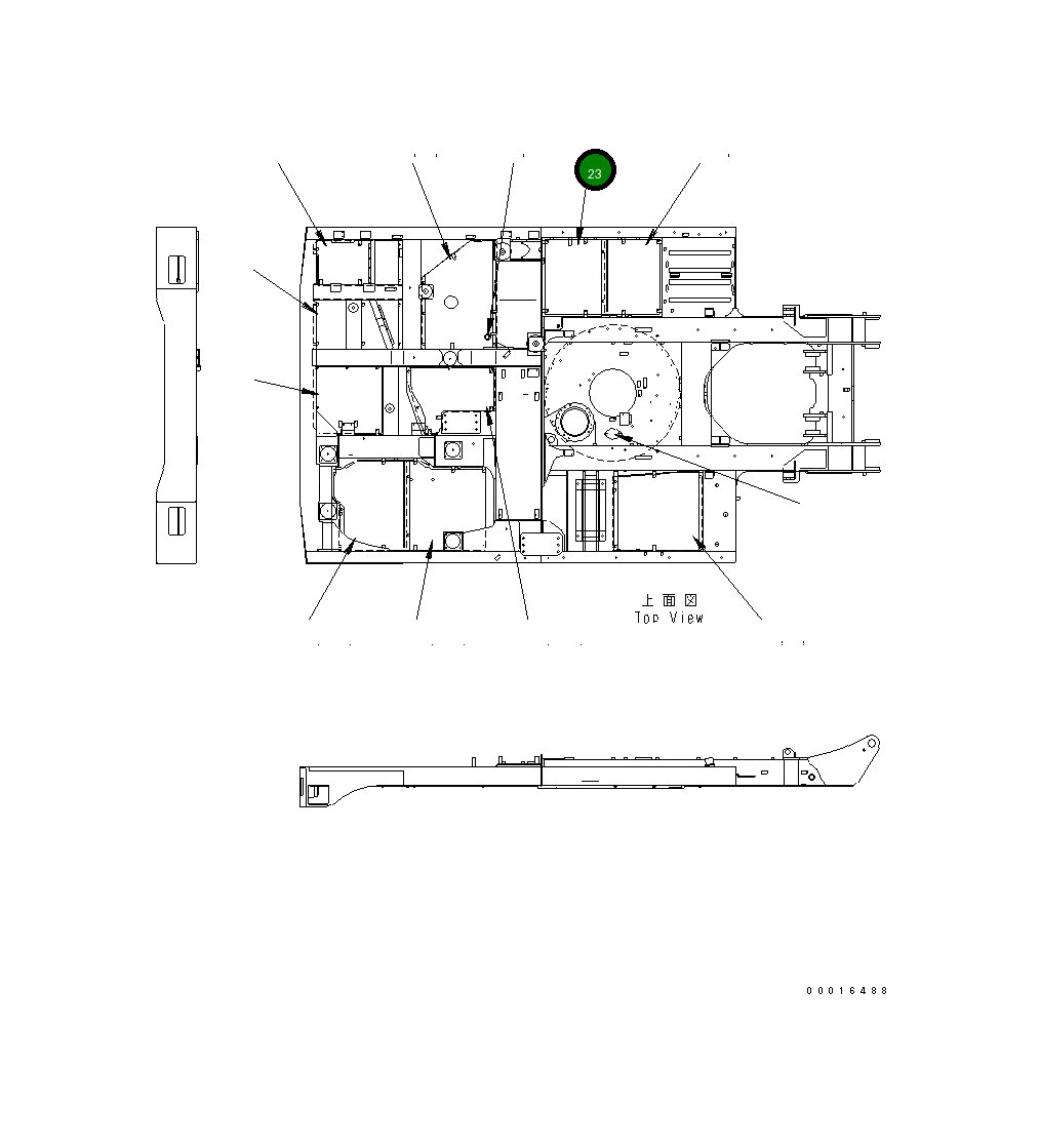 Крышка 14S-54-24570 Komatsu