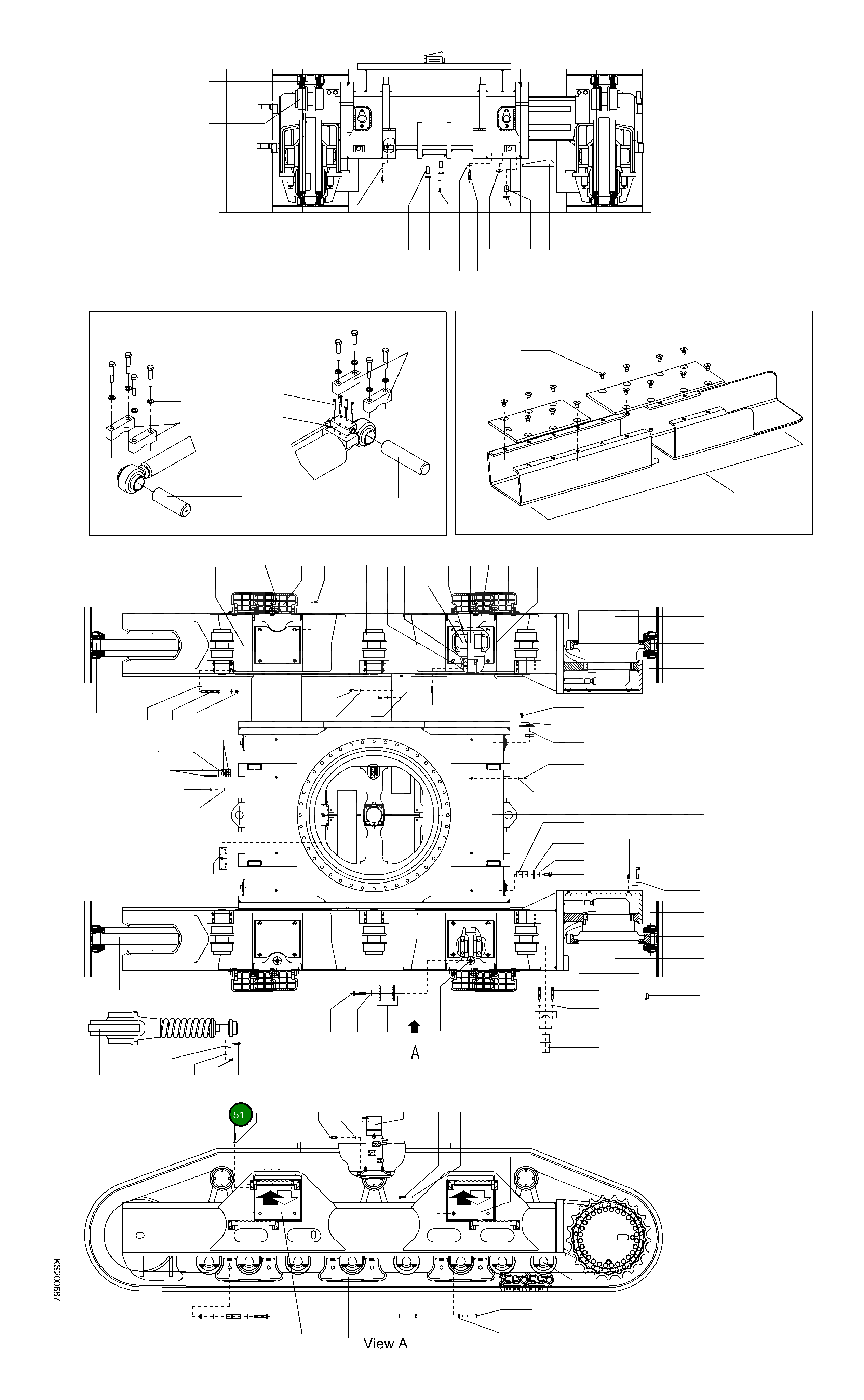 Болт 208-30-KB760 Komatsu