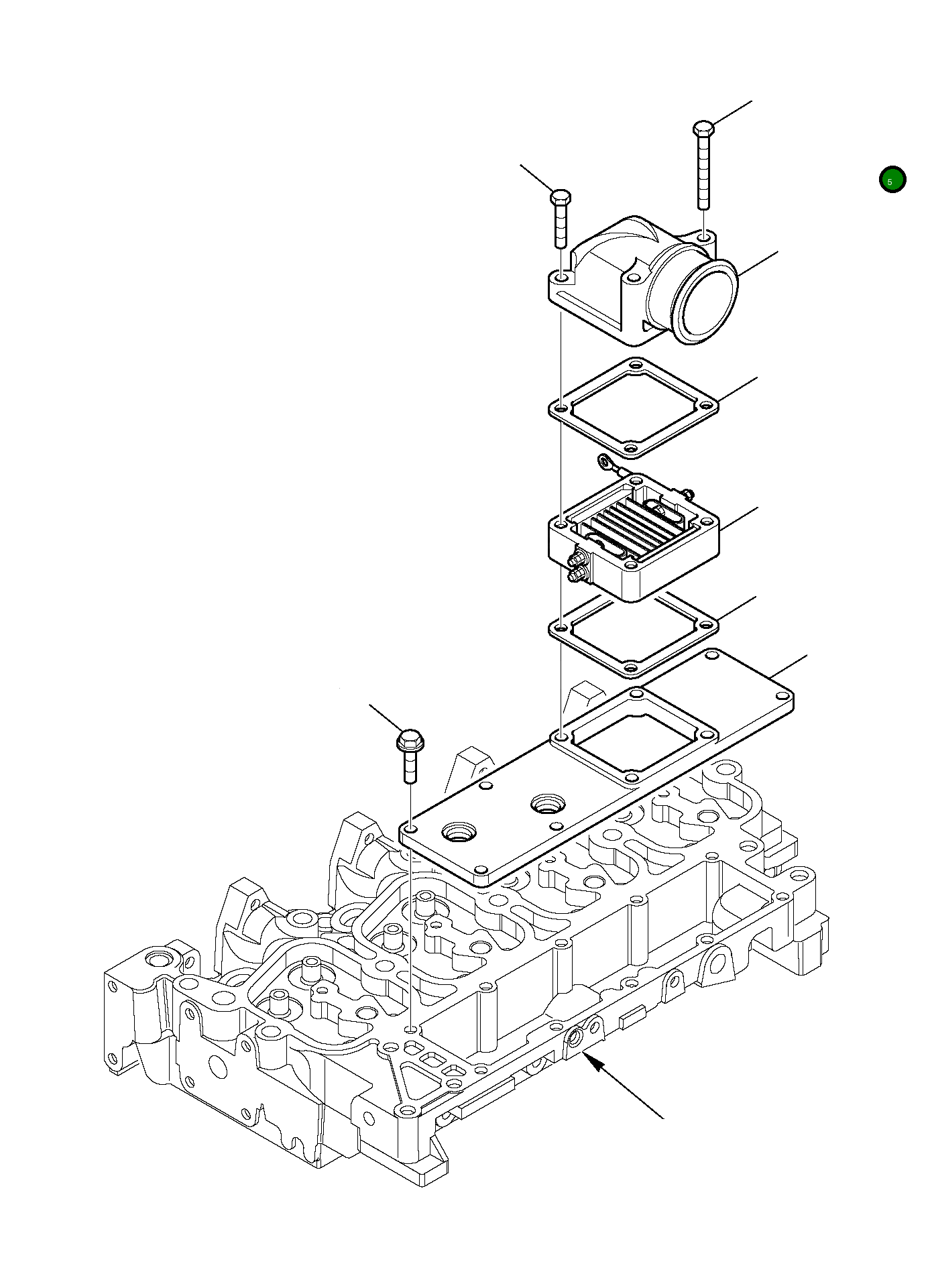 Болт EA16598625 Komatsu