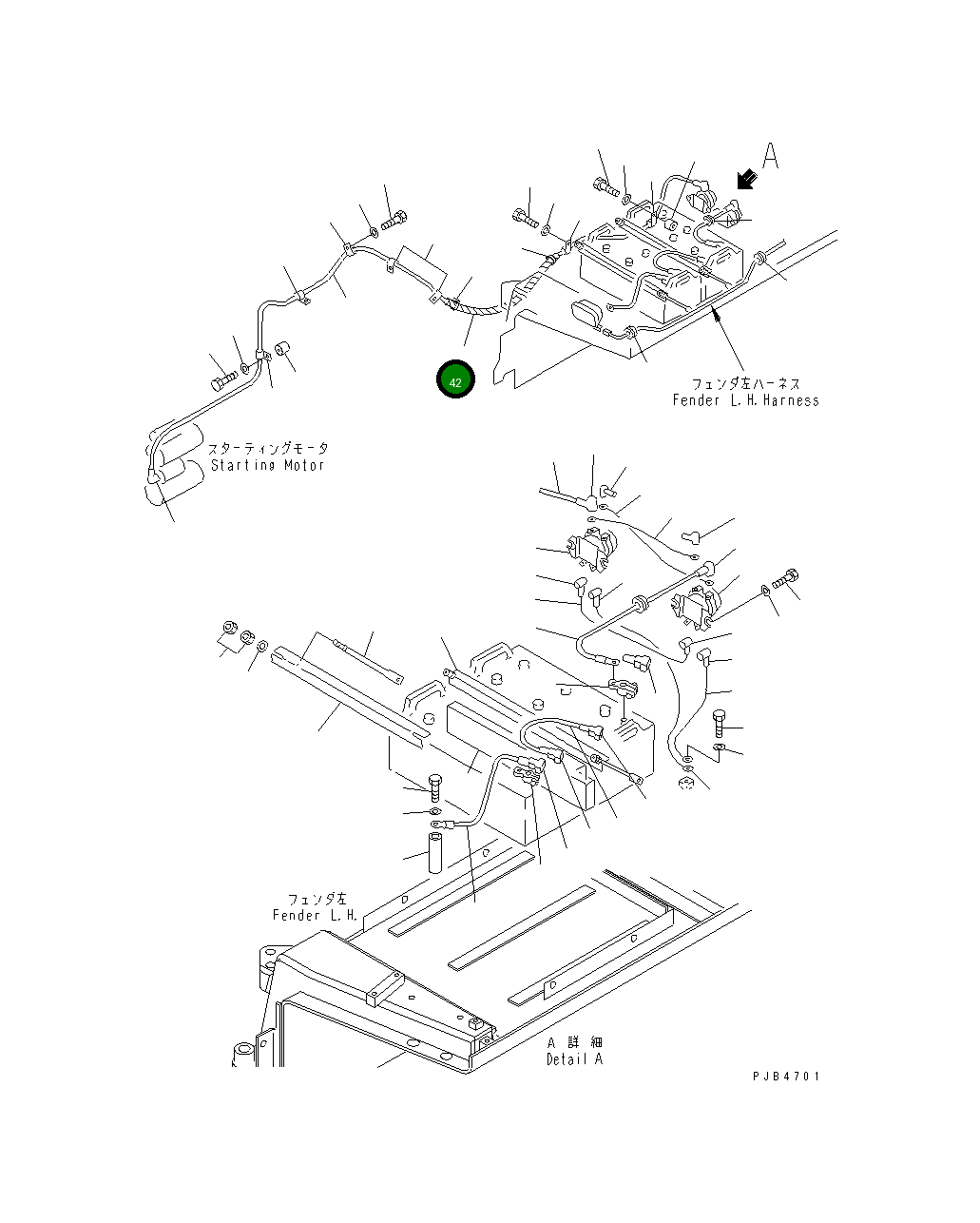 Крышка 195-06-48360 Komatsu