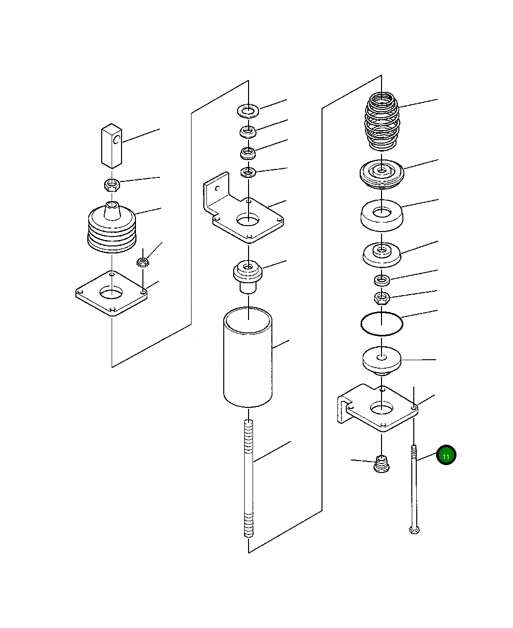 Болт 1440 207 H1  Komatsu