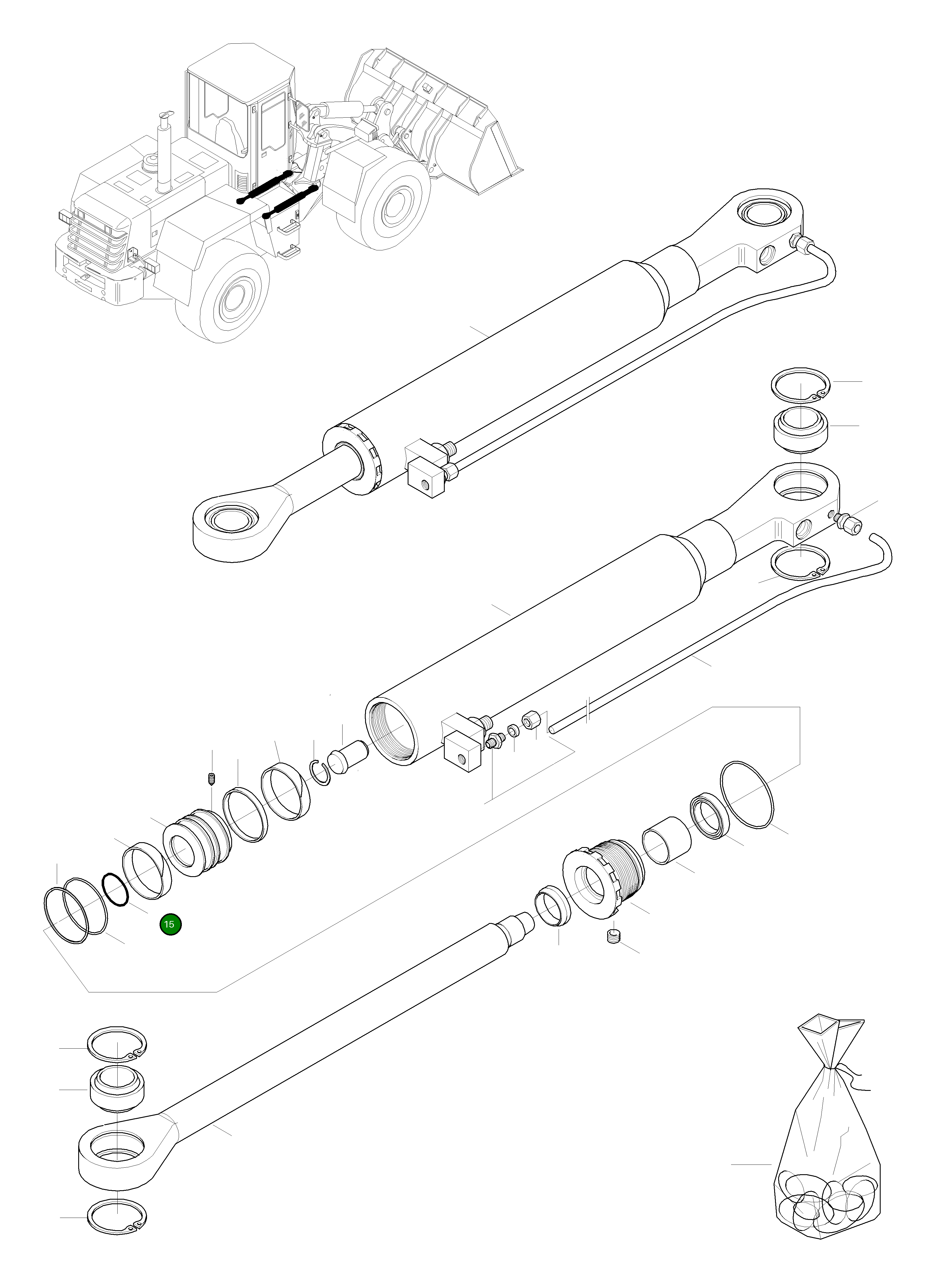 Кольцо уплотнительное (O-Ring) 42Y-63-H0P27 Komatsu