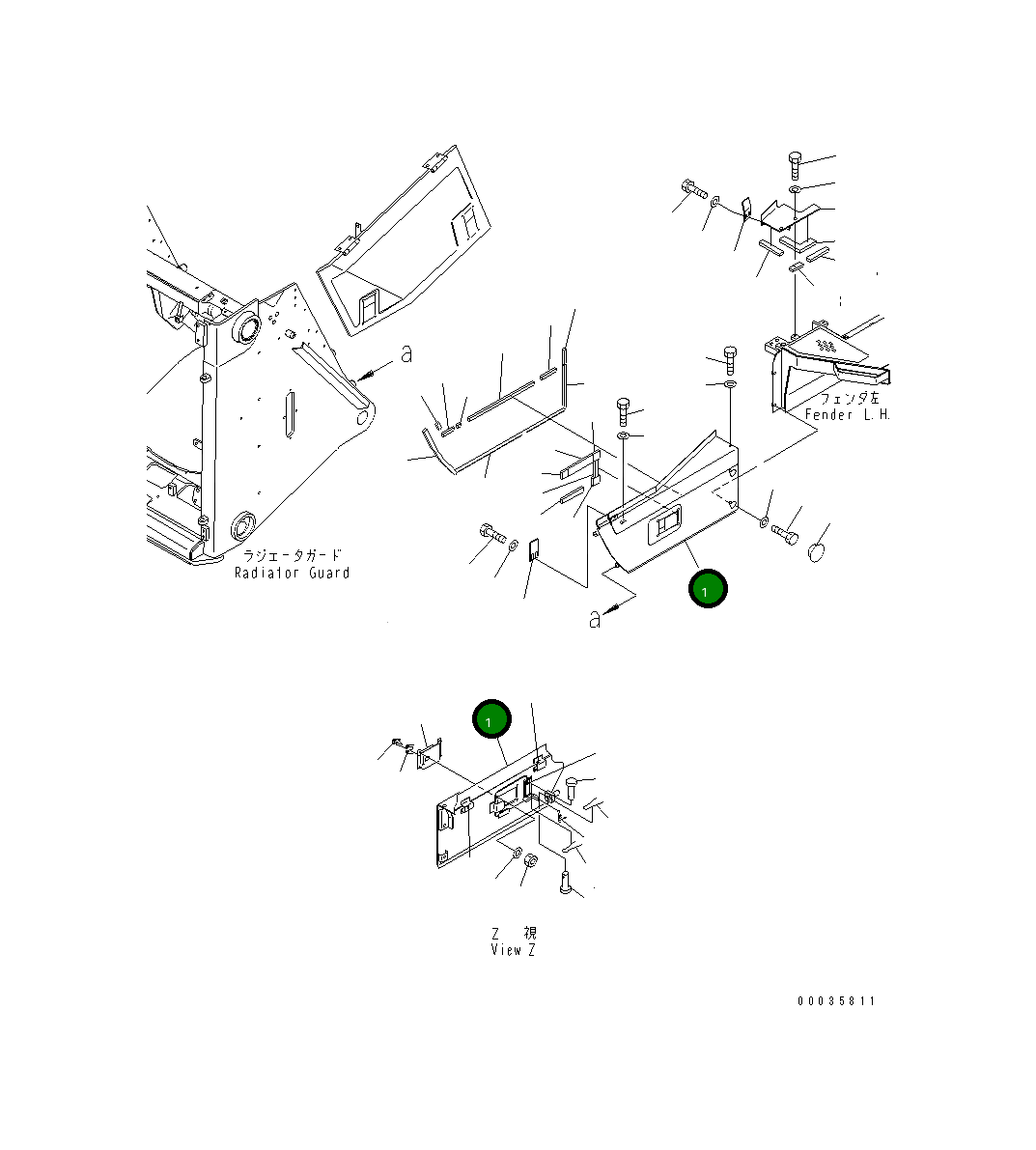 Крышка 17A-54-26930 Komatsu