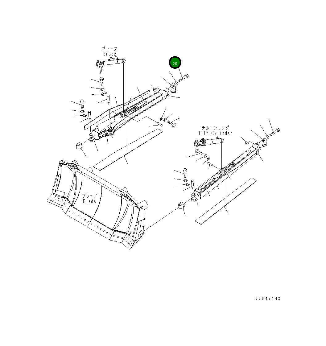 Болт 561-88-48950 Komatsu