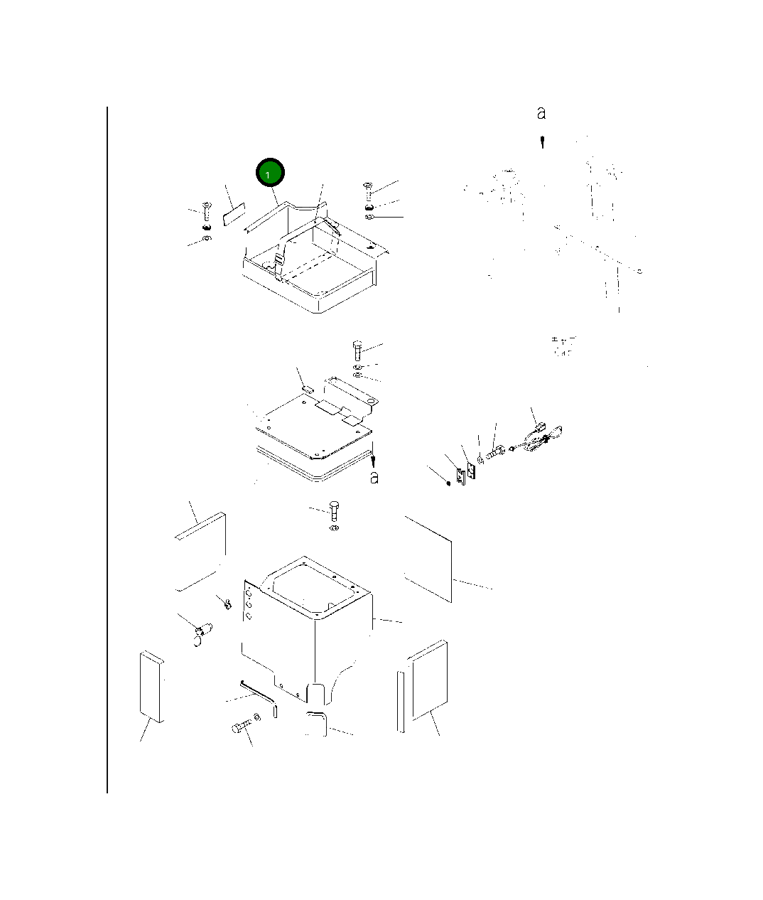 Крышка 423-54-52991 Komatsu