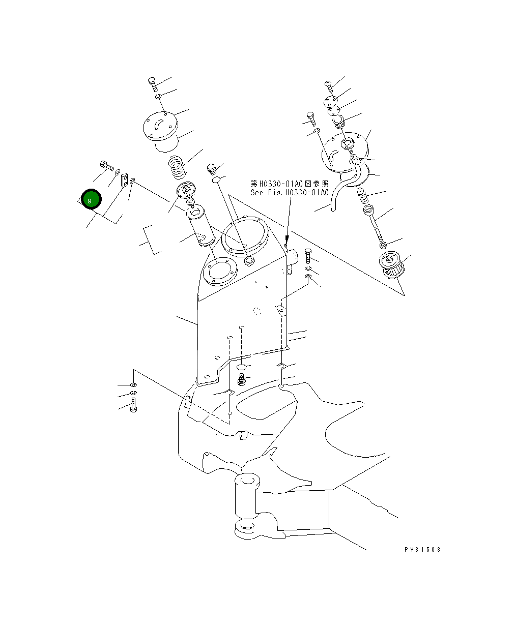 Болт YM172122-75620 Komatsu