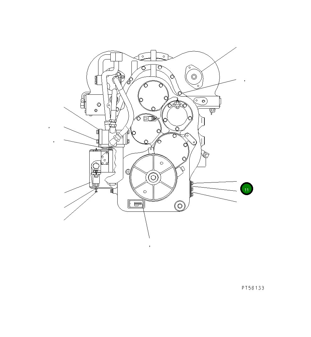 Болт DC8051111610 Komatsu