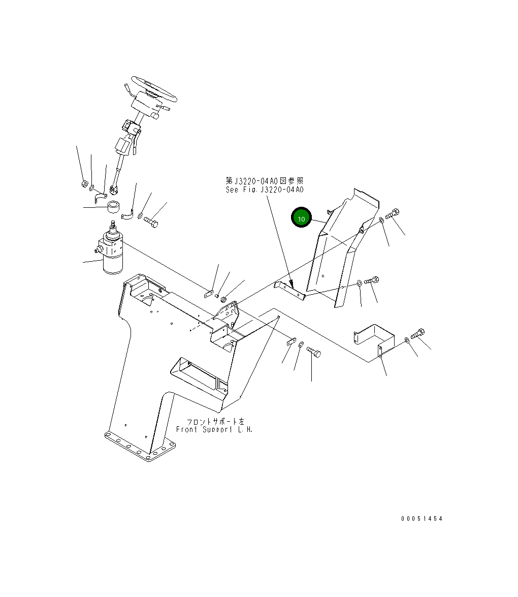 Крышка 569-54-88340 Komatsu