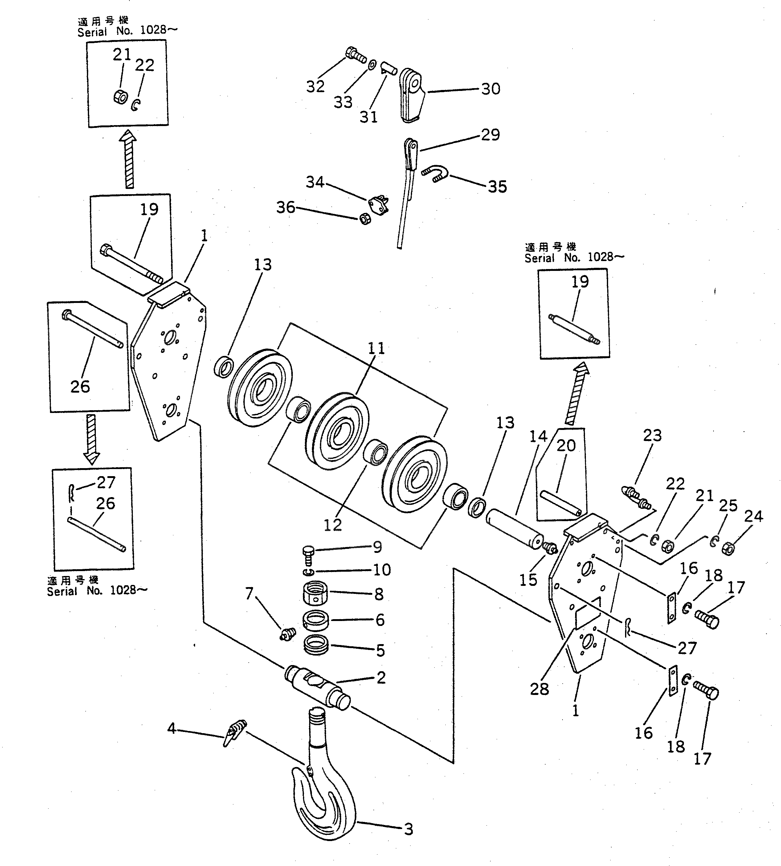 Болт 22W-70-13710 Komatsu