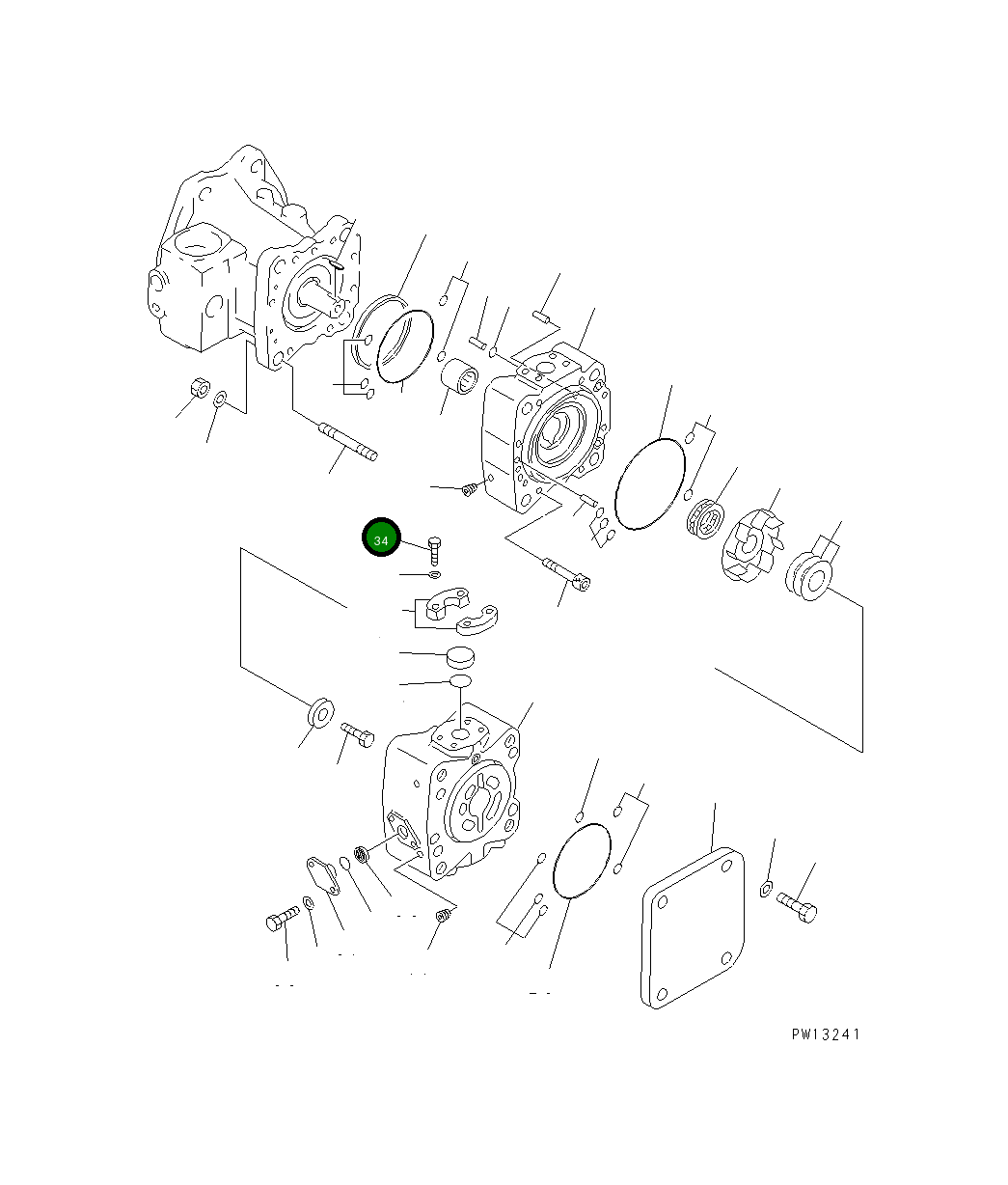 Болт 01010-81245 Komatsu