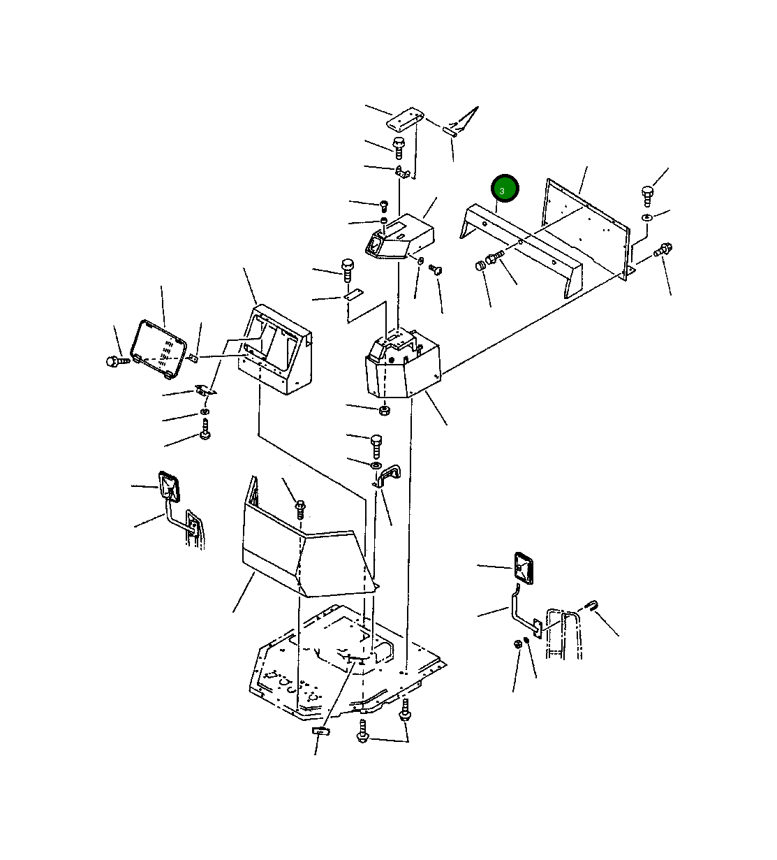 Крышка 424-54-17192 Komatsu