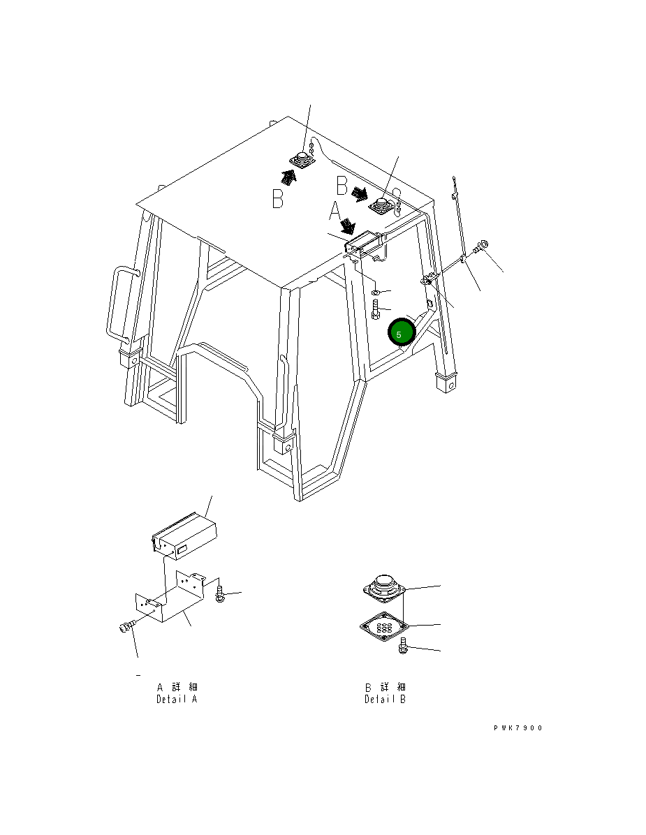 Болт 01010-D0610 Komatsu