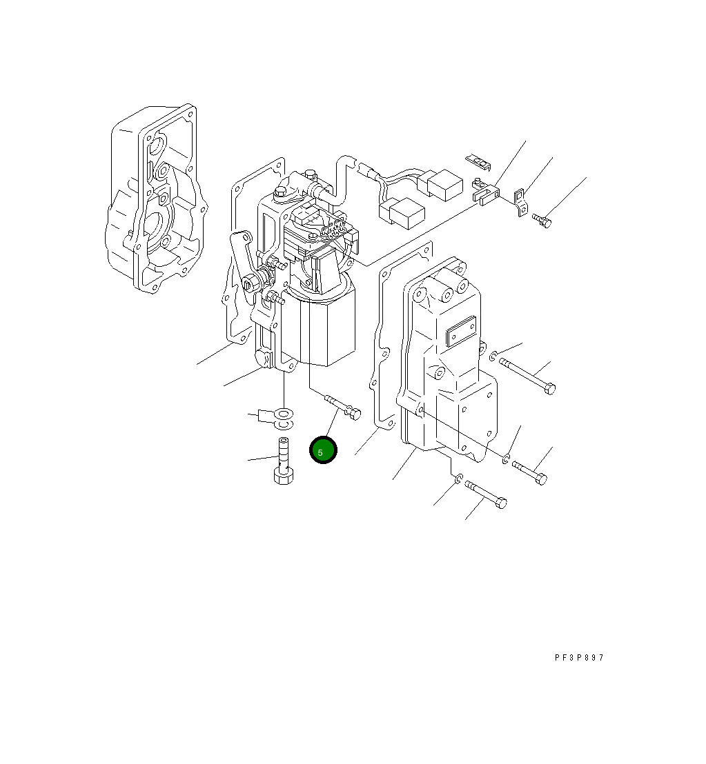 Болт DK020106-4040 Komatsu