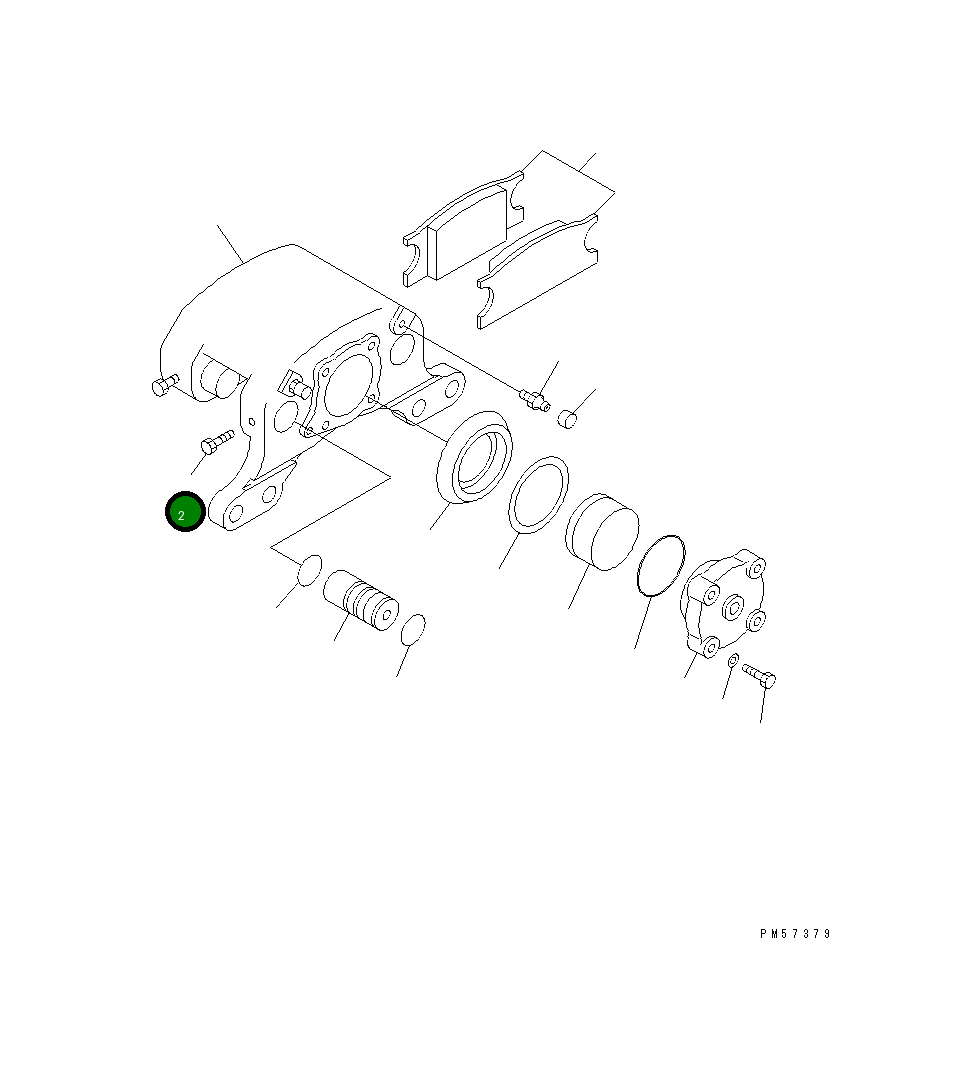 Болт 273-32-61220 Komatsu